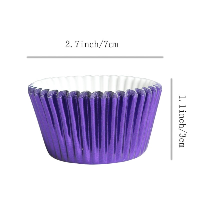 MEETINGU home party Foil Baking Cups Cupcake Liners,Gold Foil Cupcake Liners, Pack of 100 â€¦ - Image 2
